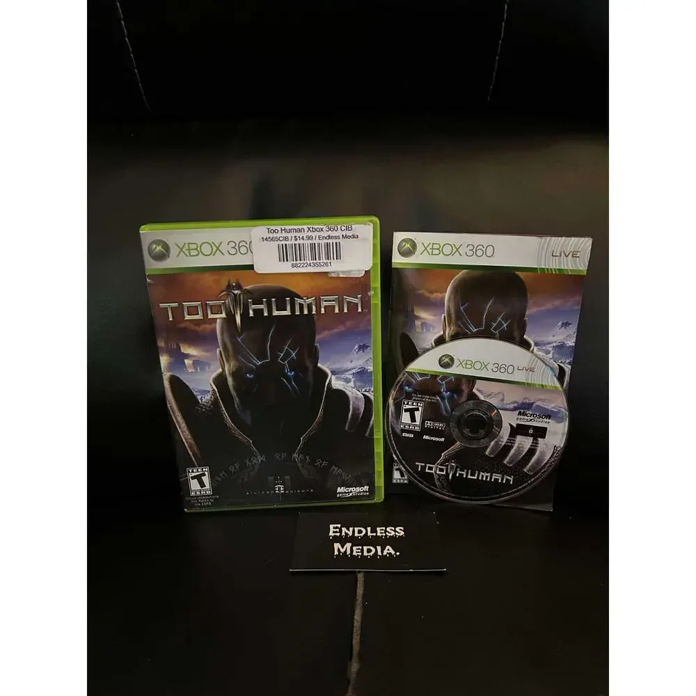 Too Human Microsoft Xbox 360 CIB Video Game